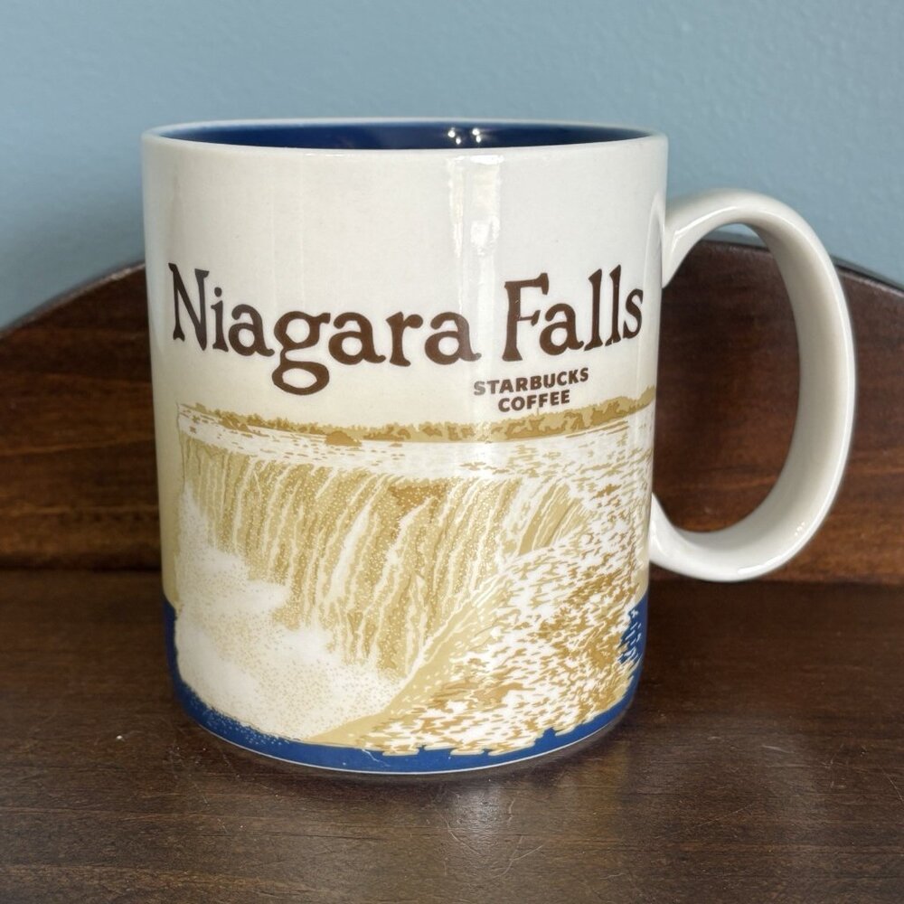 Rare 2012 Discontinued Design Starbucks Niagara Falls You Are Here Collector Mug